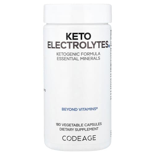 Codeage, Keto elektrolitai, 180 augalinių kapsulių