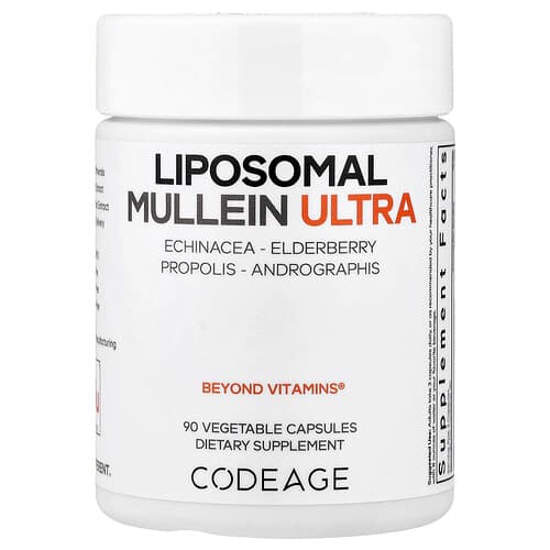 Codeage, Liposominis Mullein Ultra, 90 augalinių kapsulių