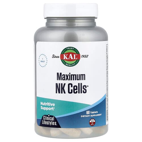 KAL, Maksimalus NK ląstelių kiekis, 60 tablečių