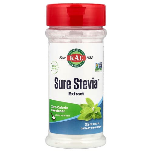 KAL, „Sure Stevia™“ ekstraktas, 100 g