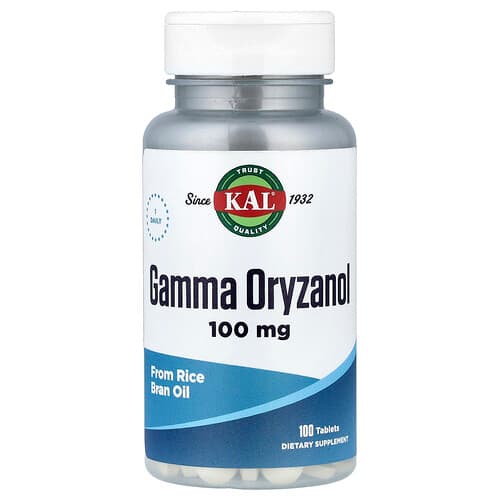 KAL, Gama orizanolis, 100 mg, 100 tablečių