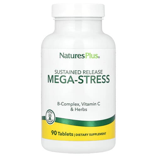 NaturesPlus, Ilgalaikio atpalaidavimo „Mega-Stress“, 90 tablečių