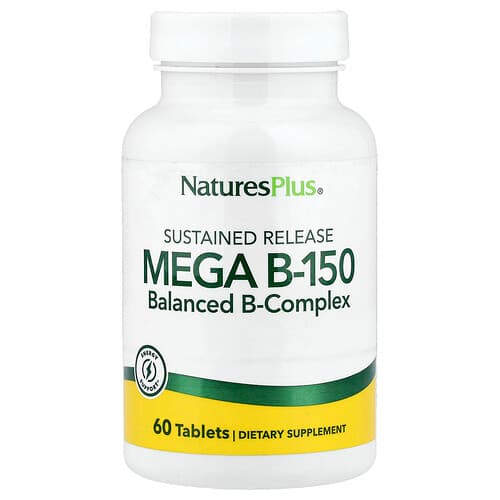 NaturesPlus, Mega B-150, pailginto atpalaidavimo, 60 tablečių