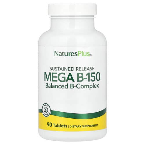 NaturesPlus, Ilgalaikio atpalaidavimo Mega B-150, 90 tablečių