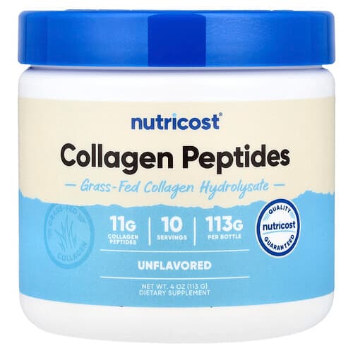 Nutricost, Kolageno peptidai, natūralaus skonio, 113 g